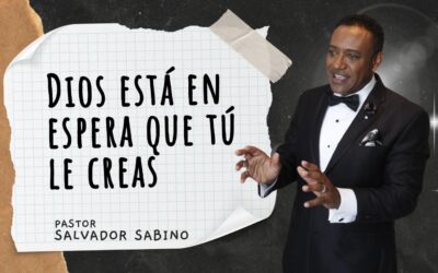 Dios está en espera que tú le creas
