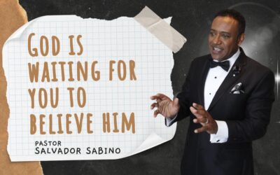 God is waiting for you to believe him